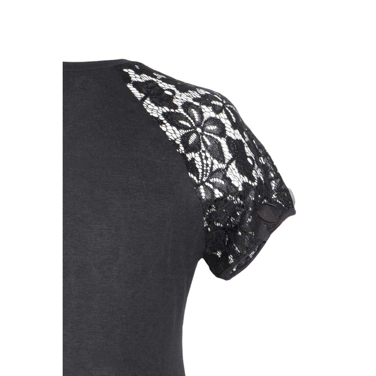Blusa para Dama Manga Corta en Combinación Yhasbel