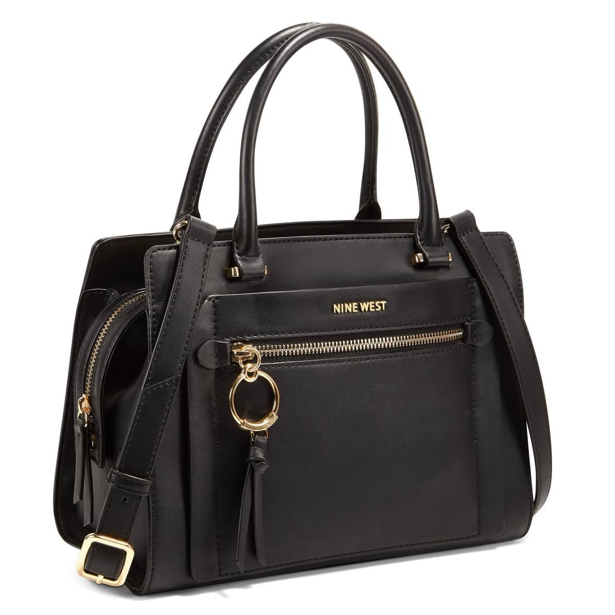 Bolso Satchel Negro Nine West