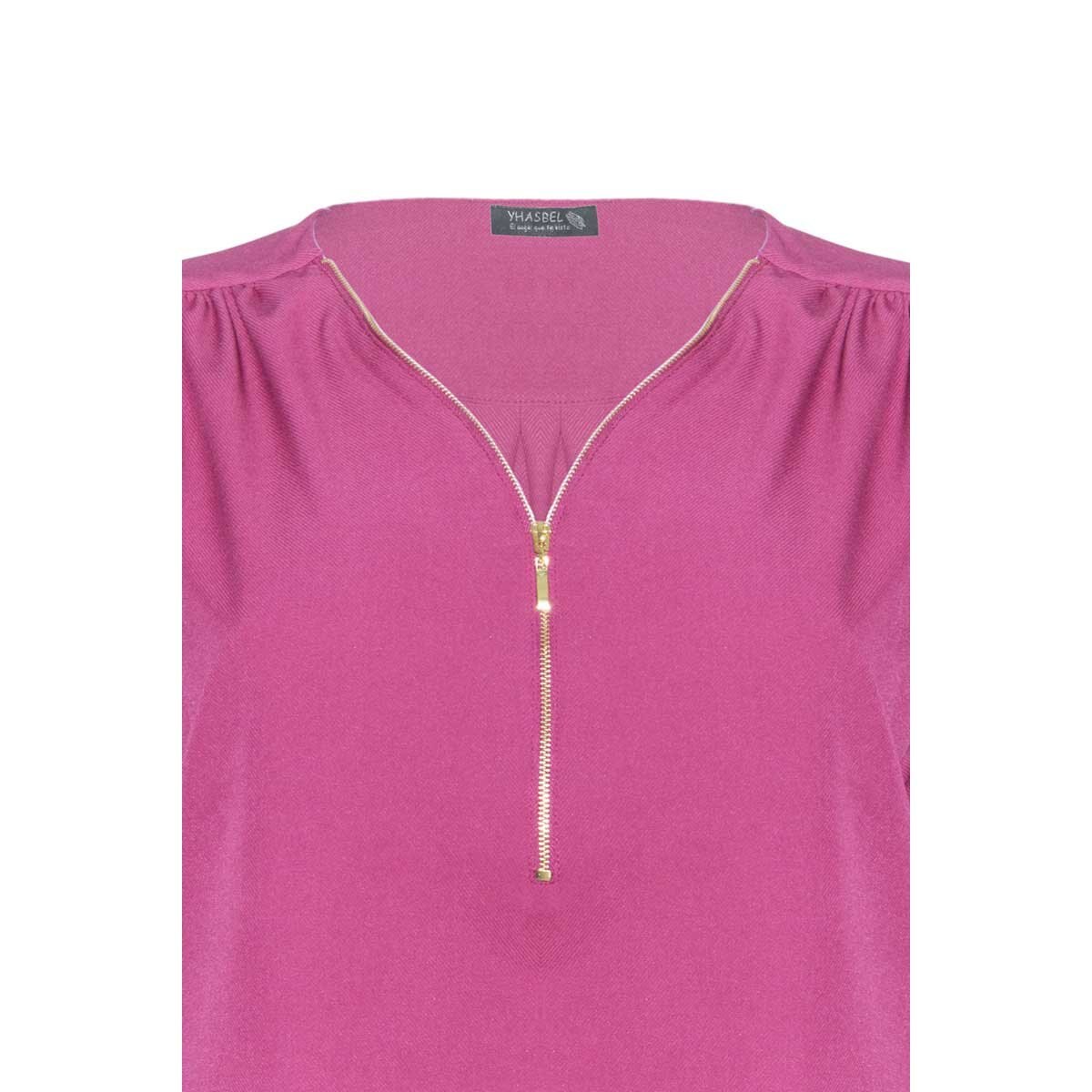 Blusa para Dama Escote V Cierre Yhasbel