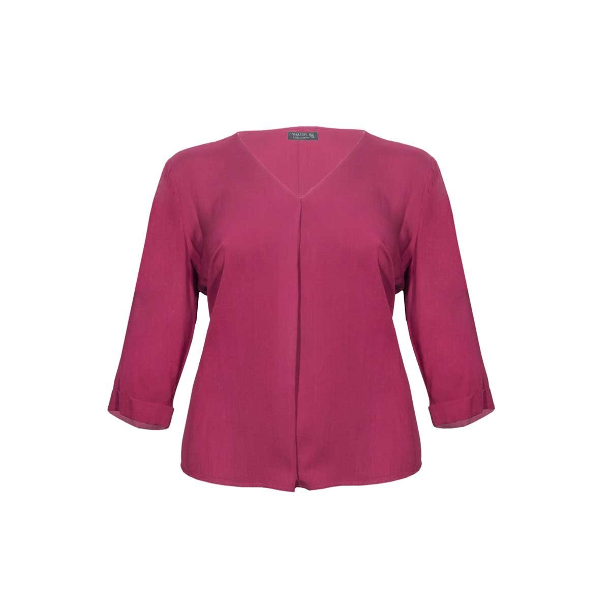 Blusa para Dama Escote V con Pinza Yhasbel