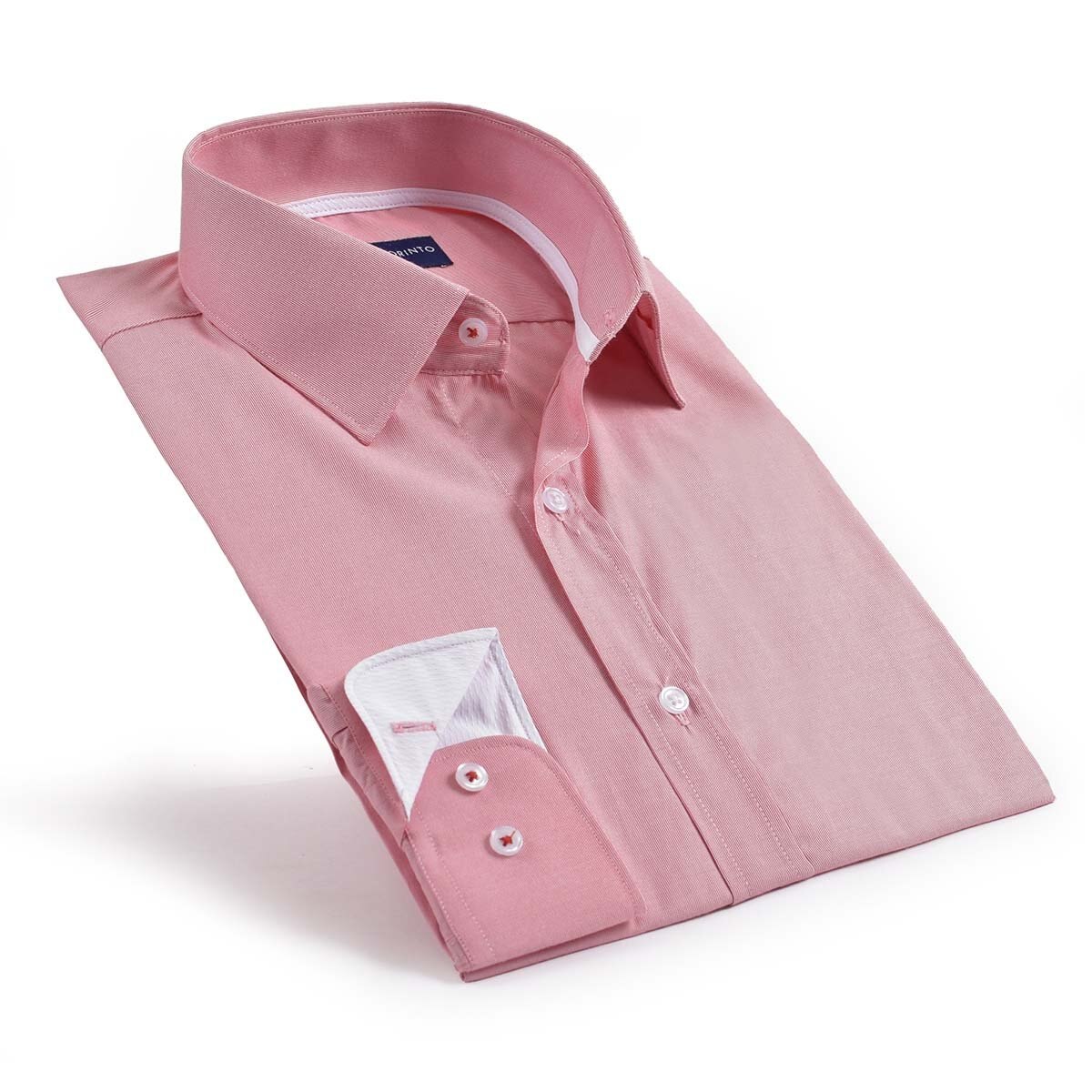 Camisa de Vestir Regular Rojo Carlo Corinto Paris para Caballero