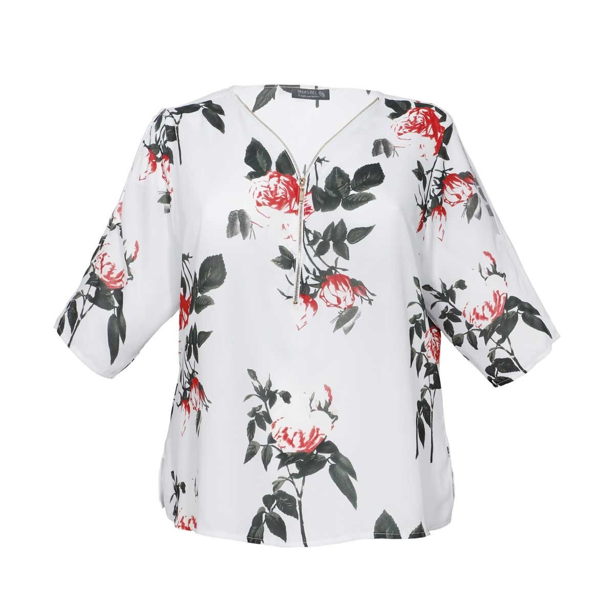 Blusa para Dama Manga 3/4 Estampada Yhasbel