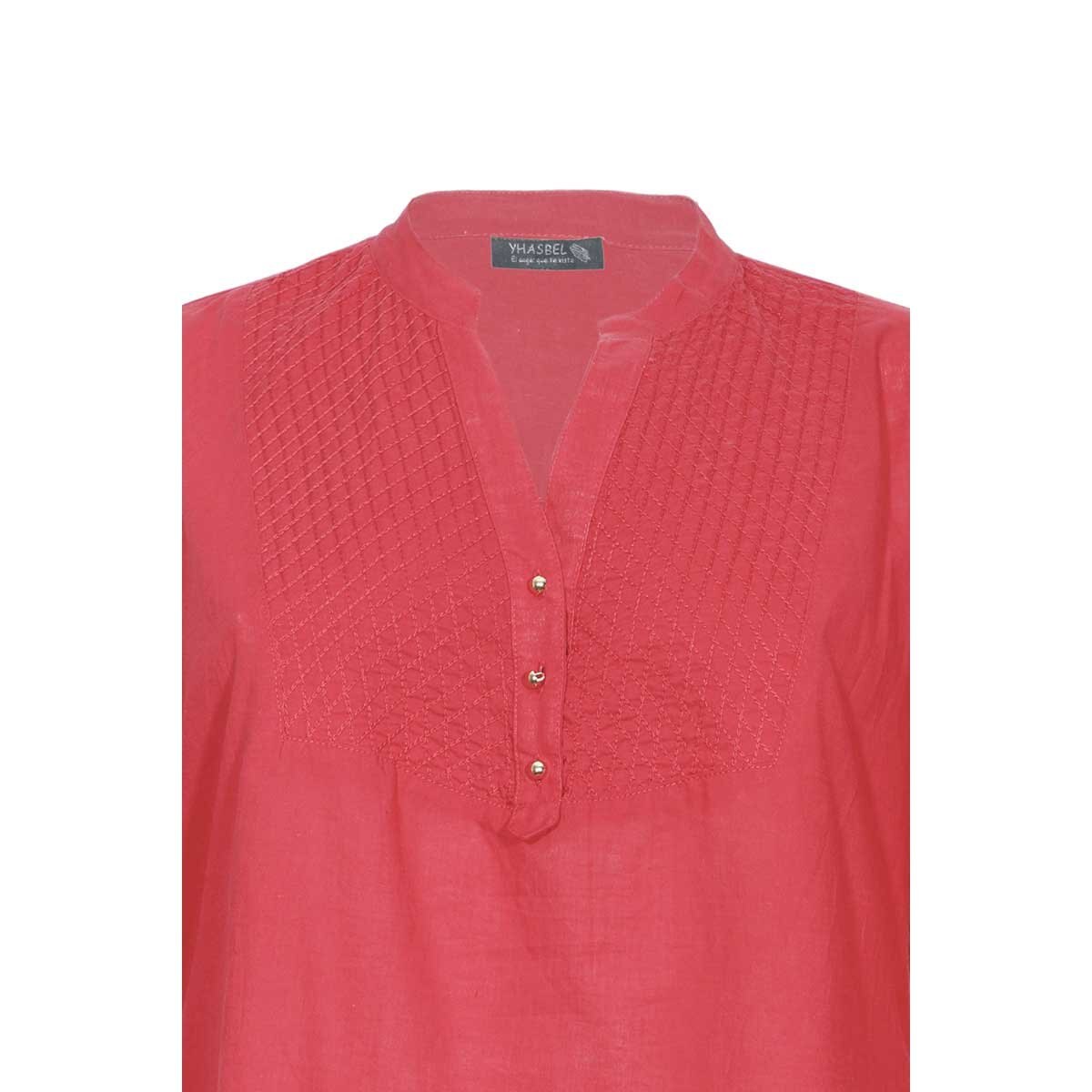Blusa para Dama Roja Camisera Manga 3/4 Yhasbel