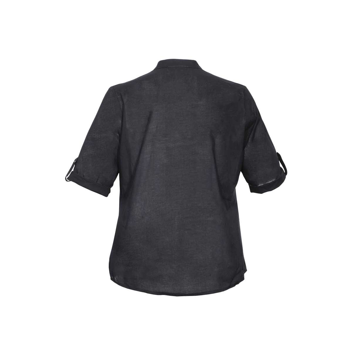 Blusa para Dama Negra Camisera Manga 3/4 Yhasbel