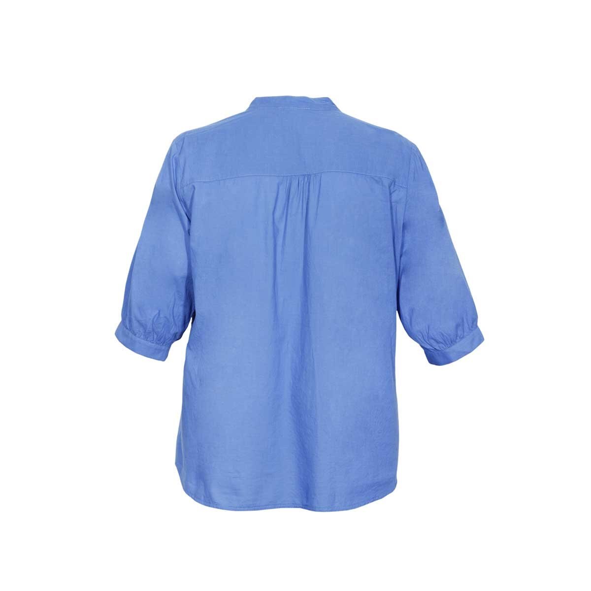Blusa para Dama Azul Camisera Manga 3/4 Yhasbel