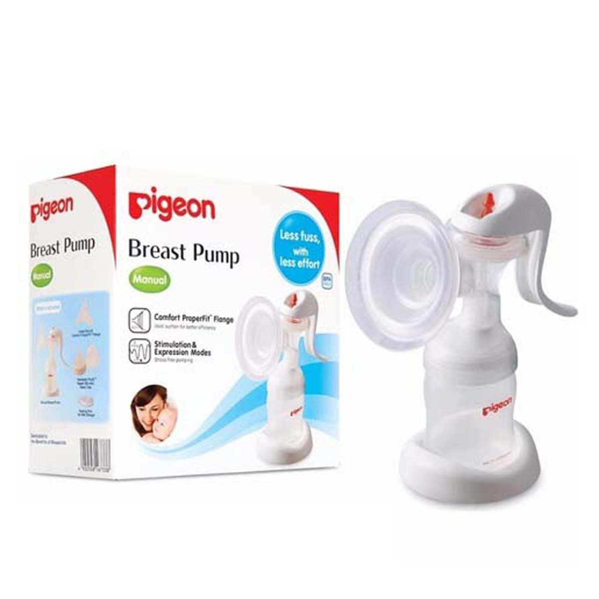 Extractor de Leche Materna Manual Cuello Ancho Pigeon