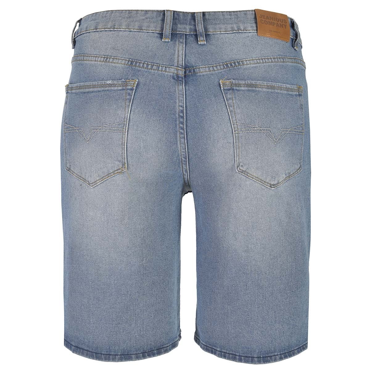 Bermuda Mezclilla Deslavada Jeanious Plus para Caballero