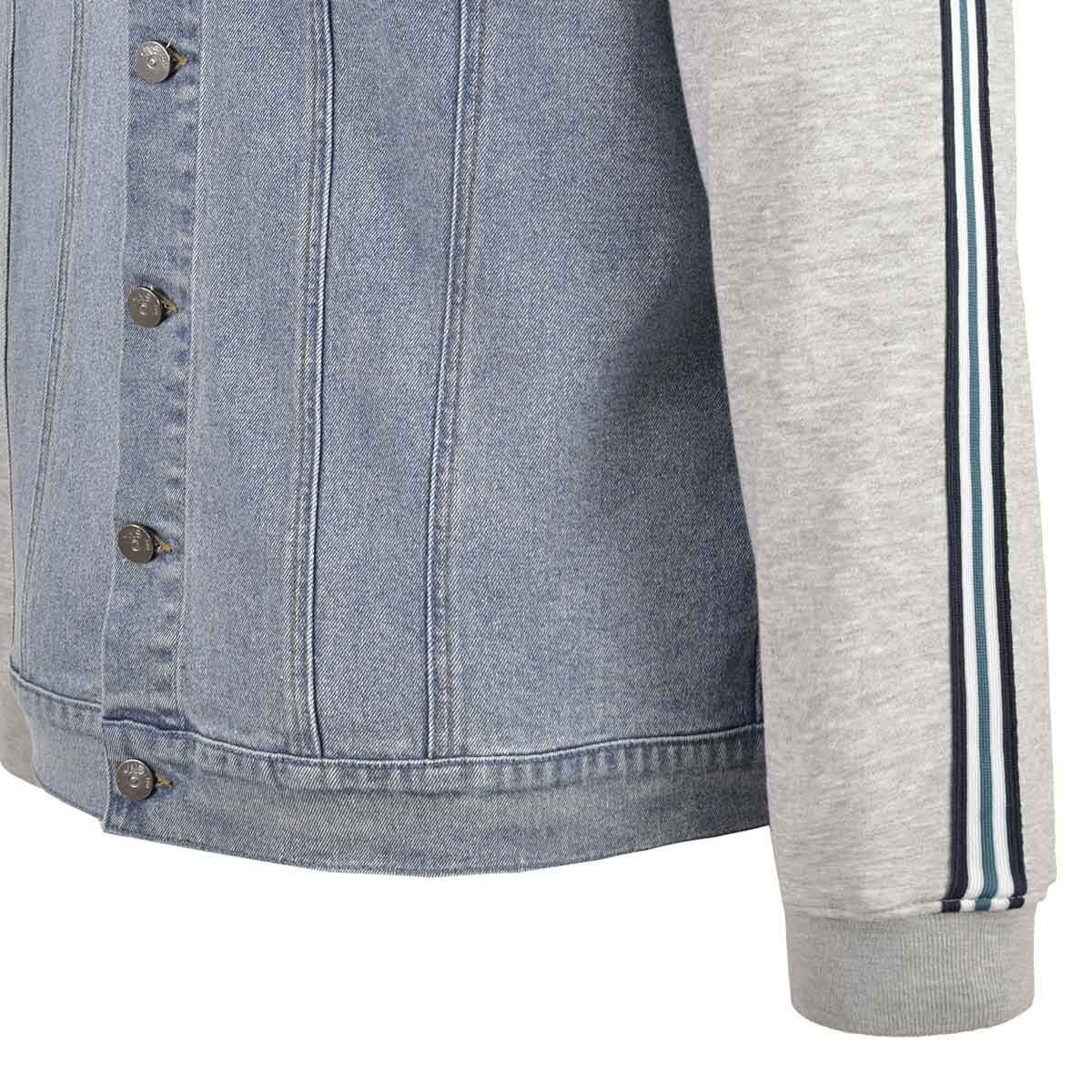 Chamarra de Mezclilla con Mangas Y Gorro de Felpa Jeanious para Caballero