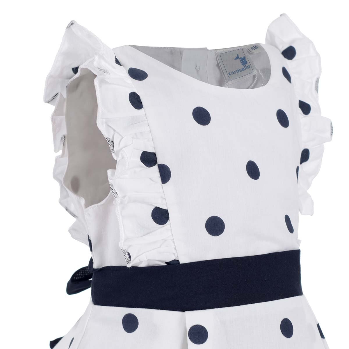 Vestido de Lunares con Calzón Carosello para Bebé