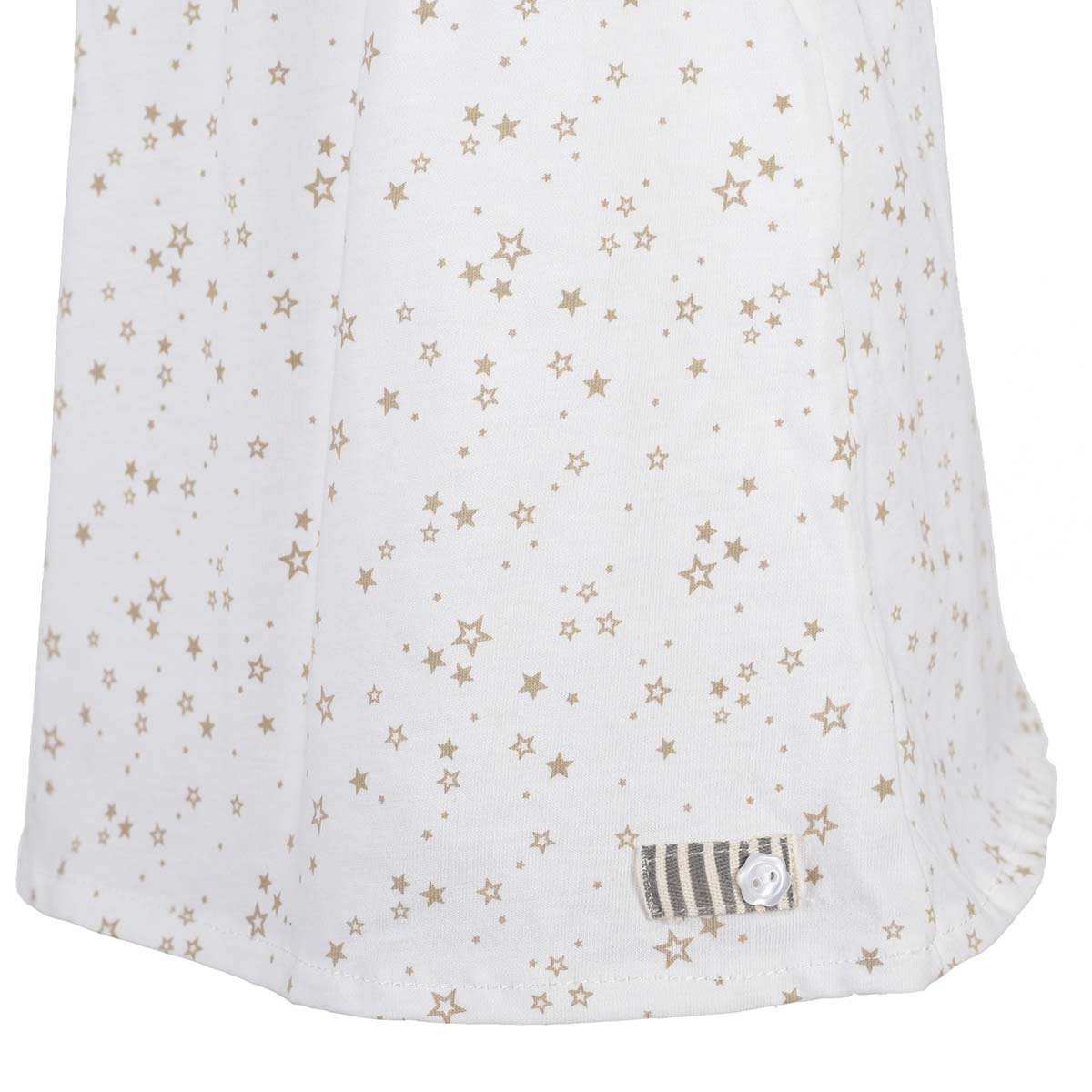 Vestido Hueso Estampado Carosello para Bebé