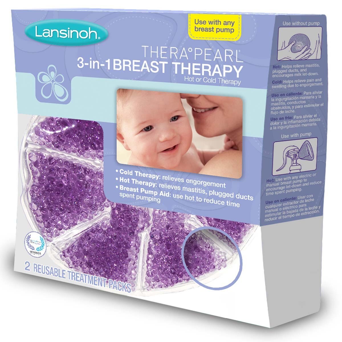 Terapia de Gel para Seno Materno Lansinoh