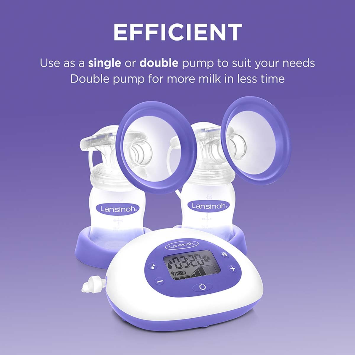 Extractor Doble de Leche Materna Lansinoh