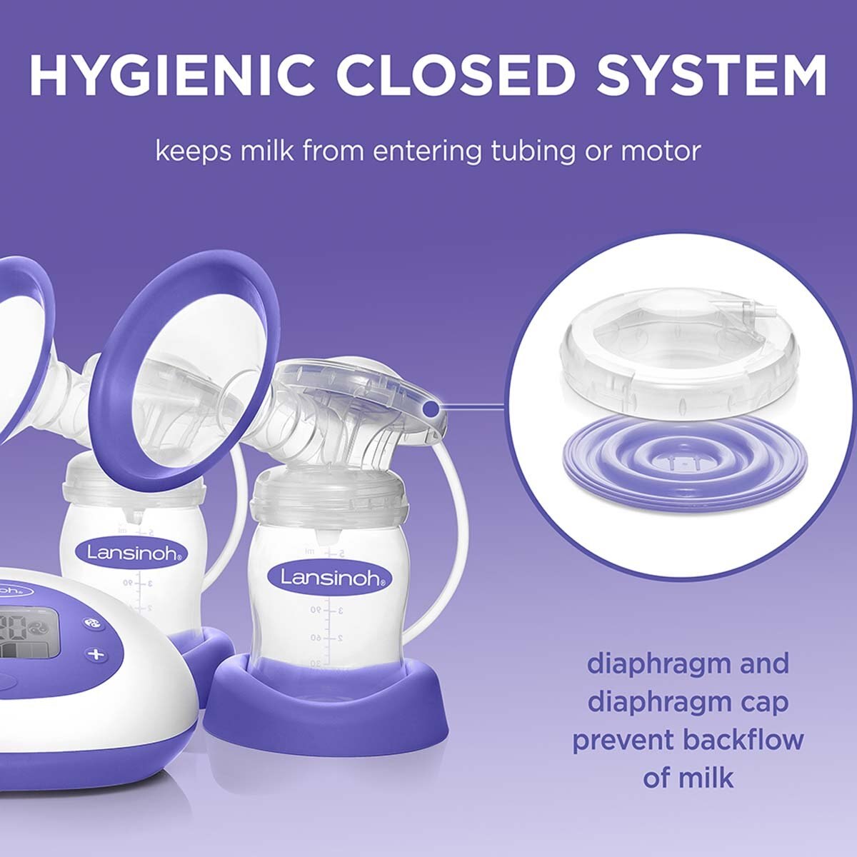Extractor Doble de Leche Materna Lansinoh