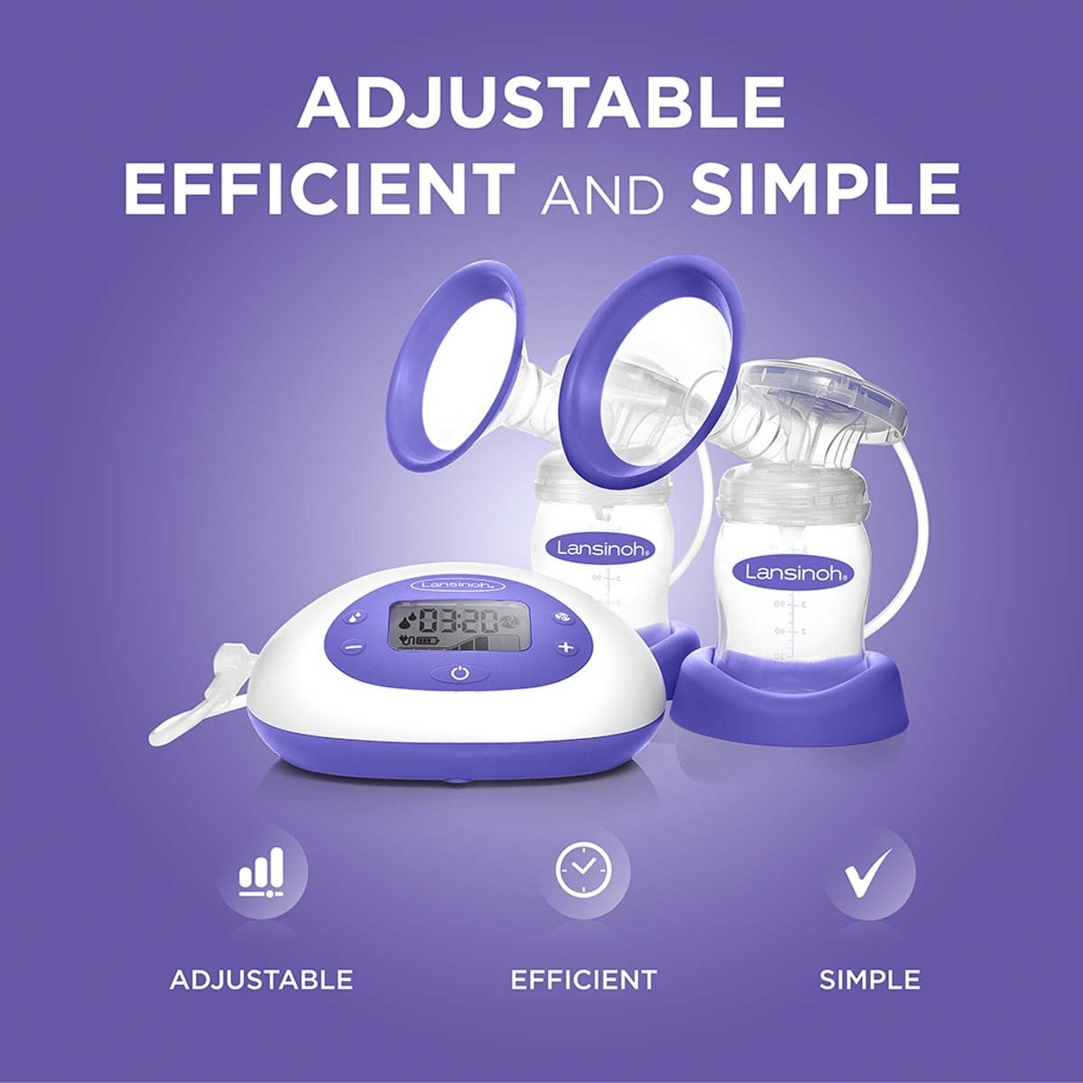 Extractor Doble de Leche Materna Lansinoh