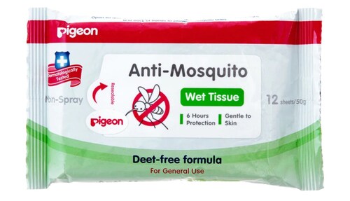 Toallitas Húmedas Anti Mosquitos Pigeon