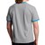 Playera Gris con Detalles en  Azul Champion - Caballero