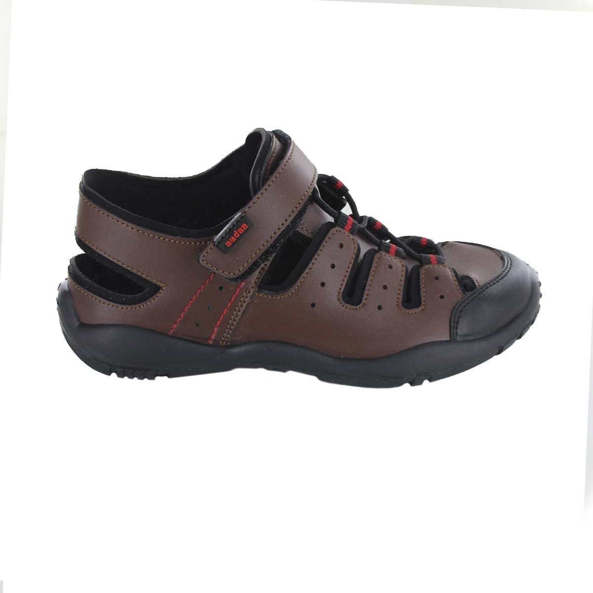 Huarache Cerrado Café Audaz para Niño