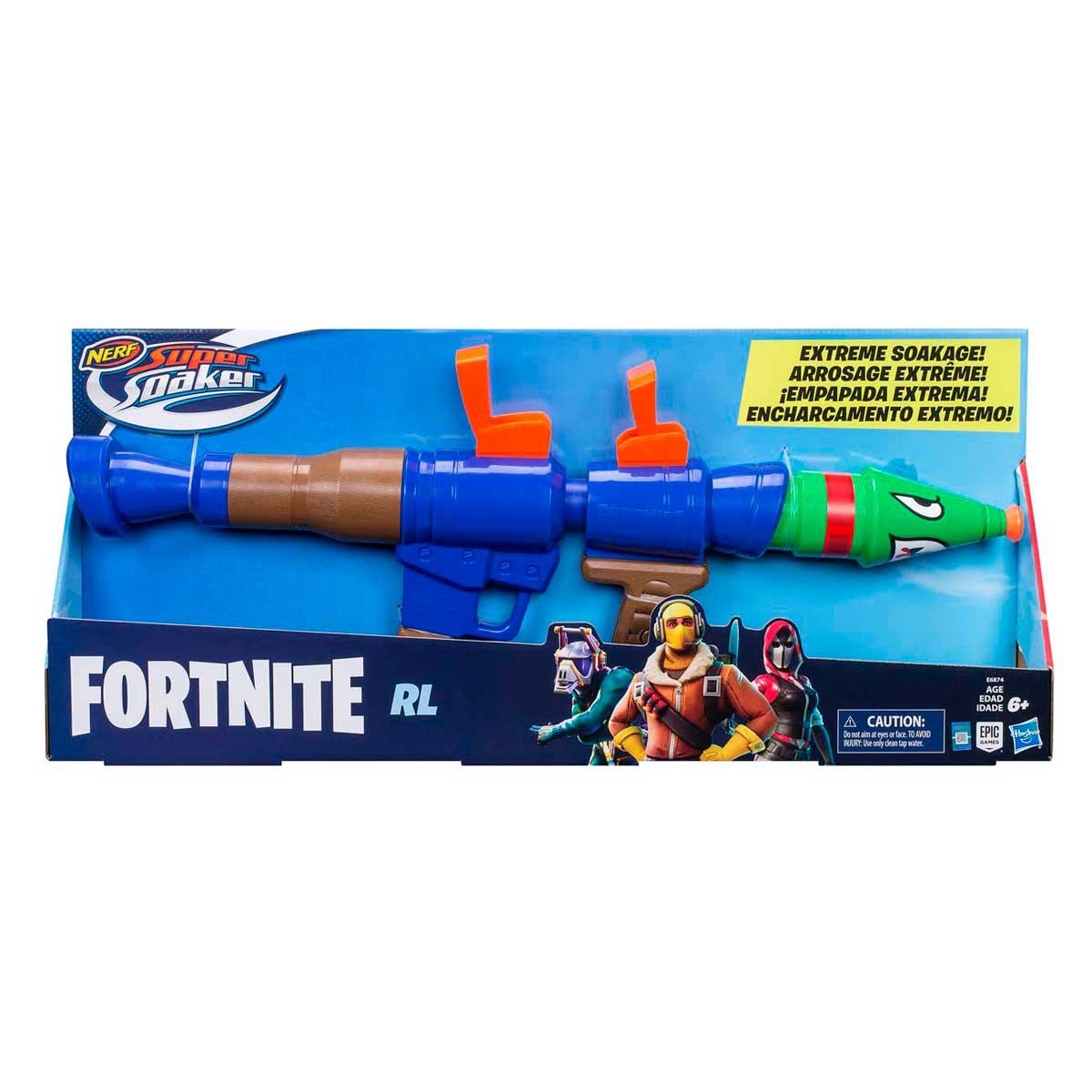 Pistola nerf best sale agua fortnite