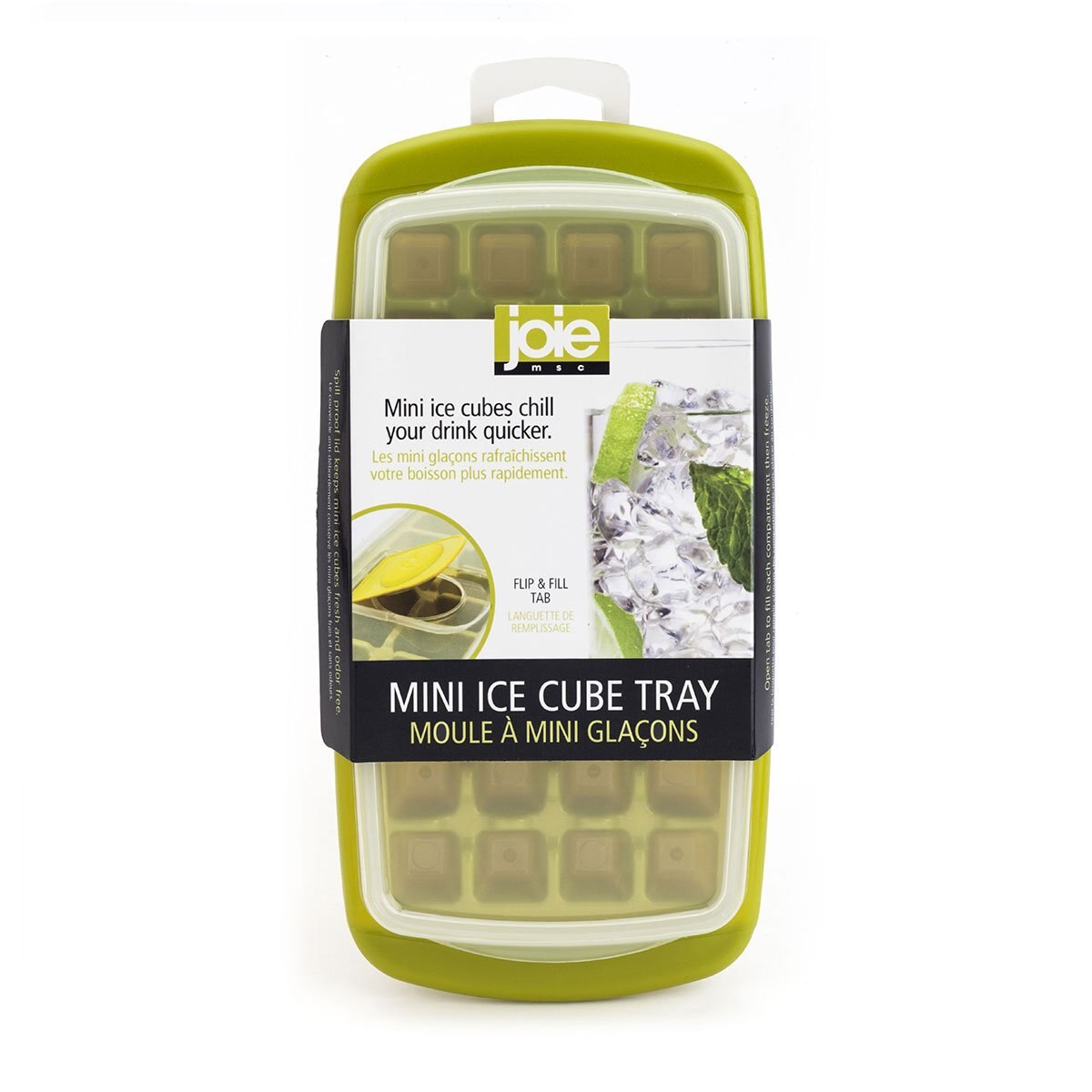 Cubos para Hielo Reusables con Charola Joie
