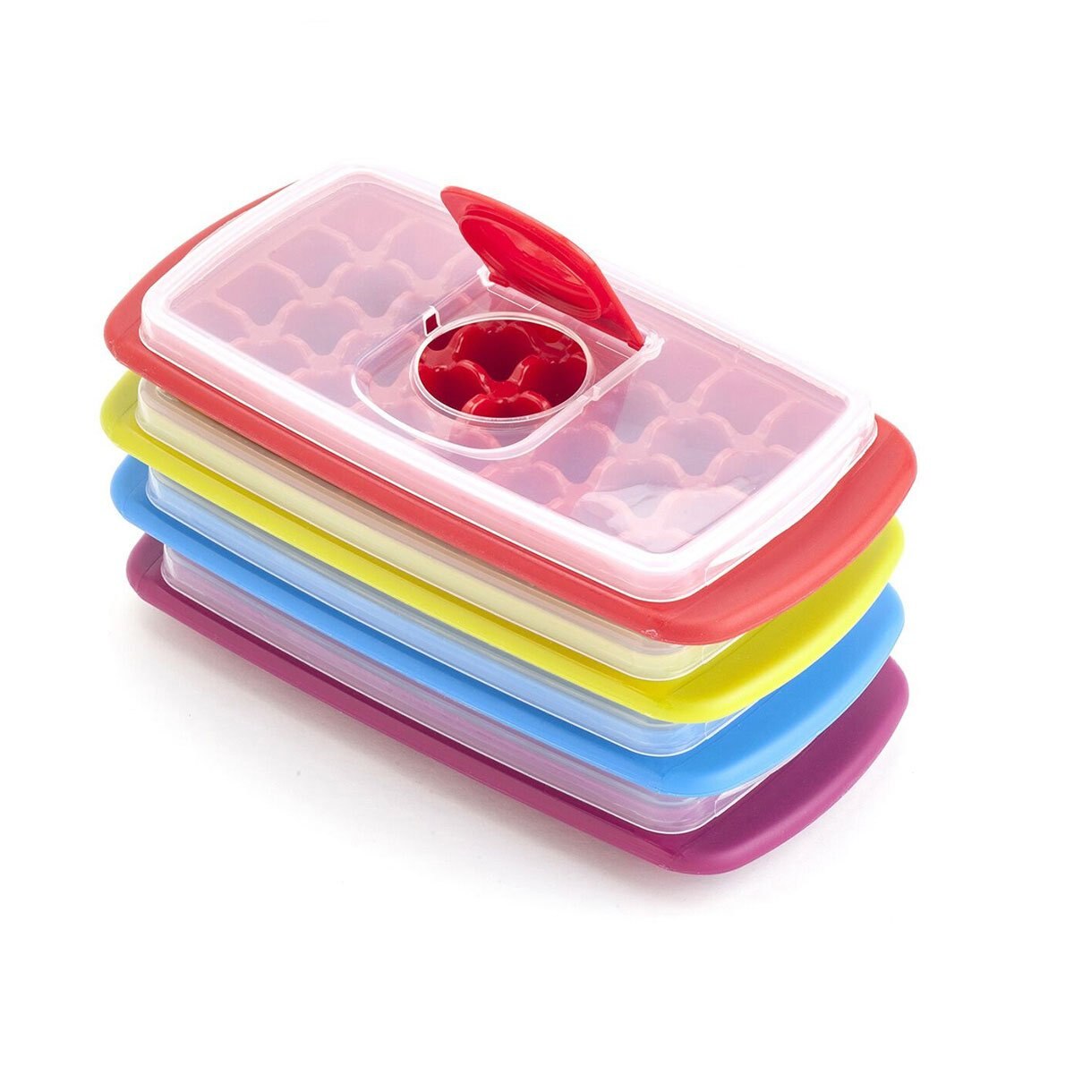 Cubos para Hielo Reusables con Charola Joie
