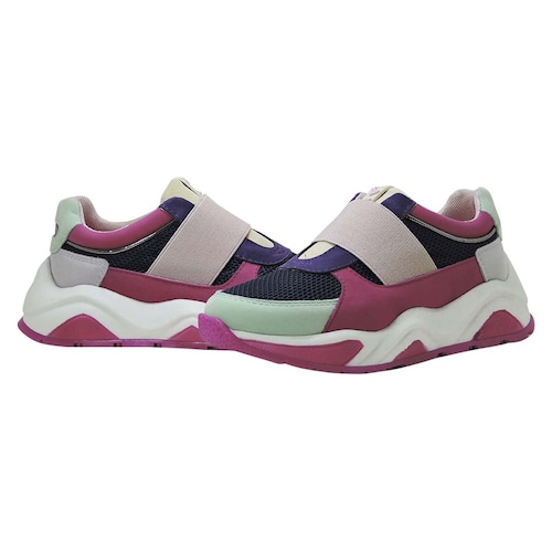 Tenis Sneaker Rosa con Suela Bicolor Blasito para Niña