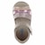 Sandalia Oro Rosado con Velcro Mini Burbujas para Ni&ntilde;a