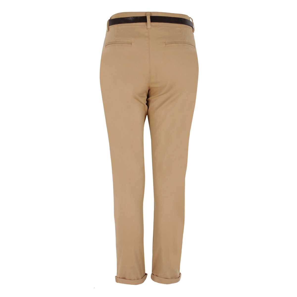 Pantalón Corte Skinny con Valenciana Y Cinturón Elle para Dama