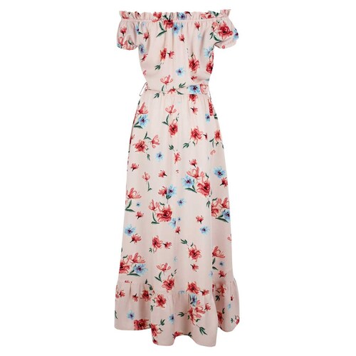 Vestido Hombros Descubiertos Estampado Floral Basel para Mujer