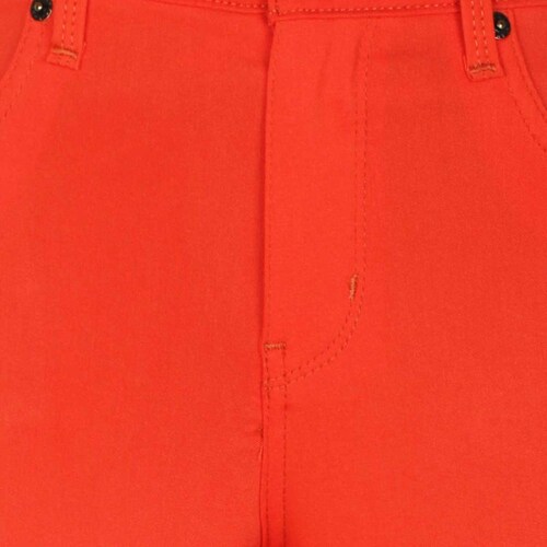 Pantalòn Naranja Corte Skinny Diseño Liso Just By Basel para Dama