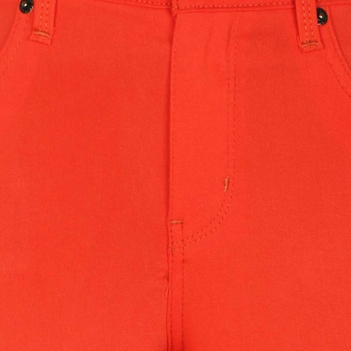 Pantalòn Naranja Corte Skinny Diseño Liso Just By Basel para Dama