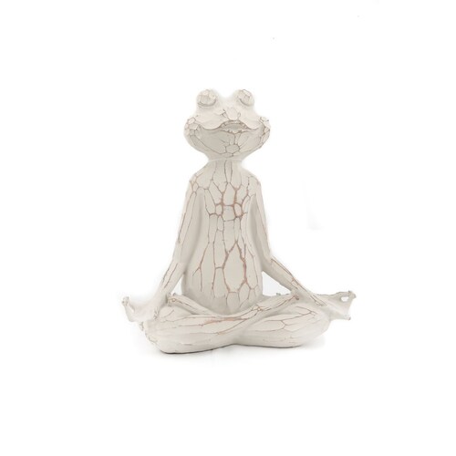 Home Nature Figura Decorativa Rana Meditando