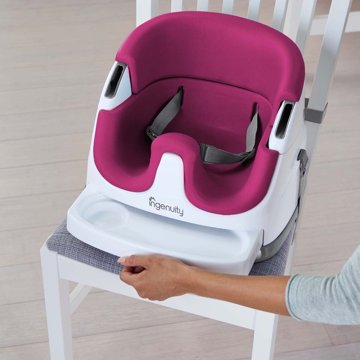 Silla Booster Baby Base Rosa Ingenuity