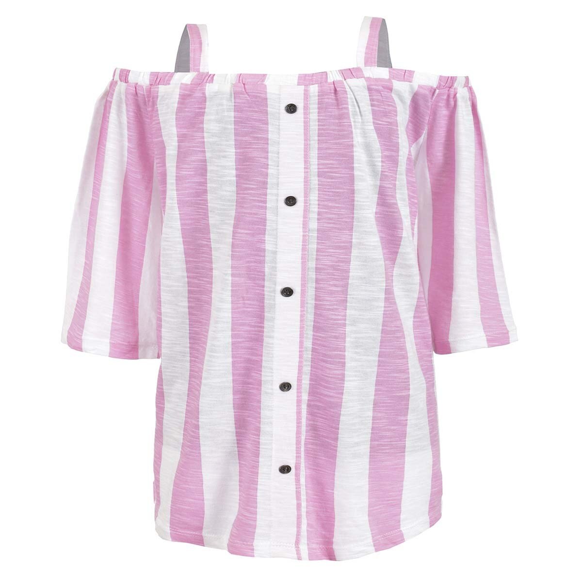 Blusa para Niña de Rayas con Tirantes Fukka