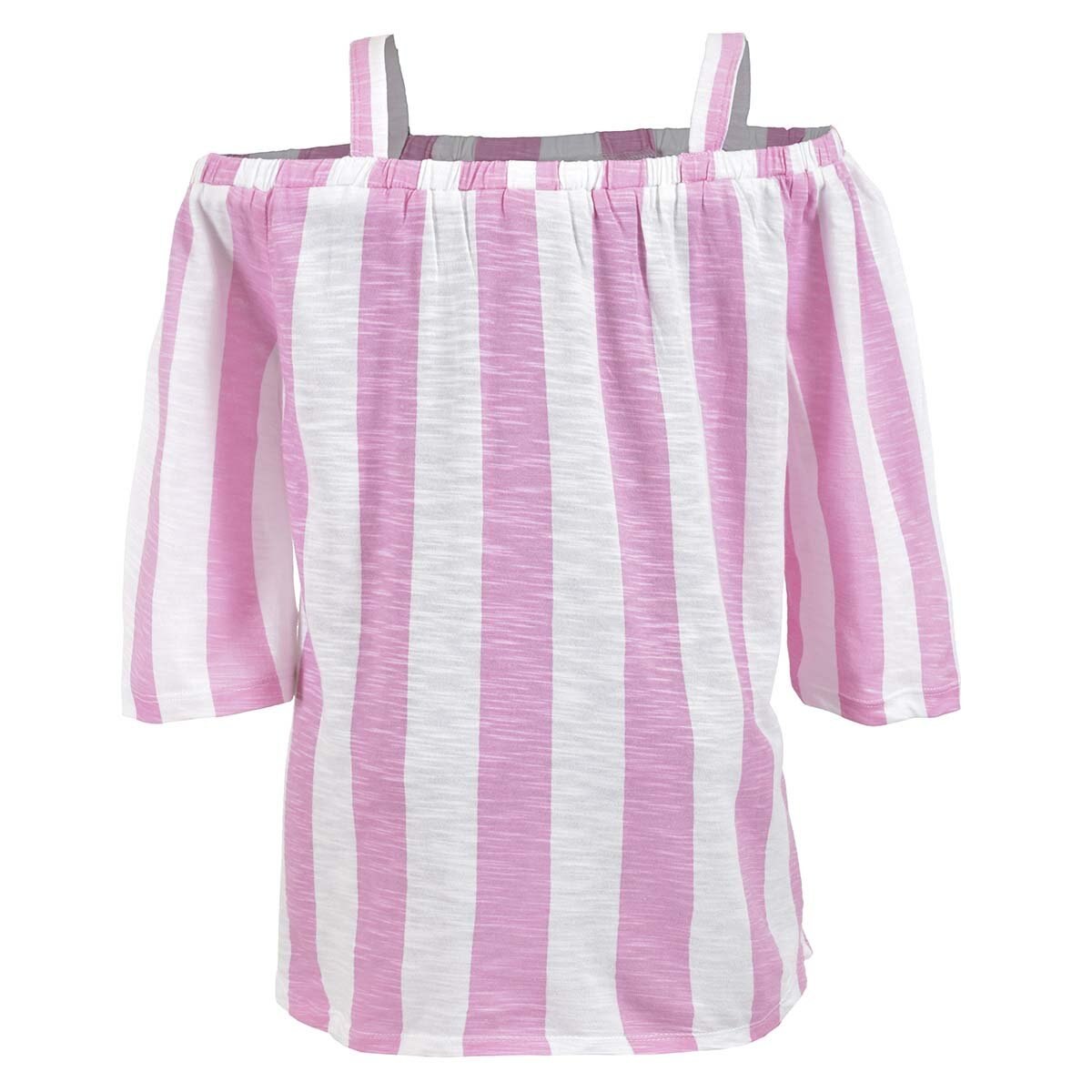 Blusa para Niña de Rayas con Tirantes Fukka