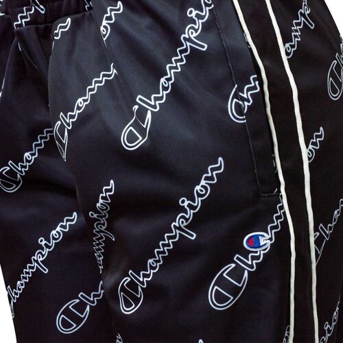 Pants Negro con Logos Champion - Dama