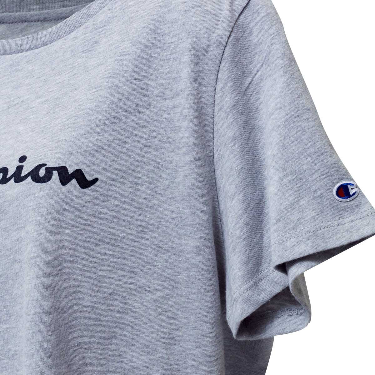 Playera Manga Corta Gris Claro Champion - Dama