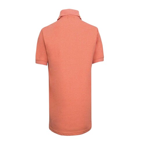 Playera Manga Corta Jaspe Naranja Polo Club para Caballero