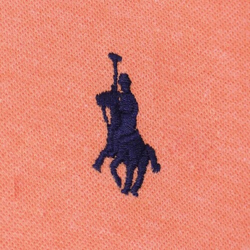 Playera Manga Corta Jaspe Naranja Polo Club para Caballero