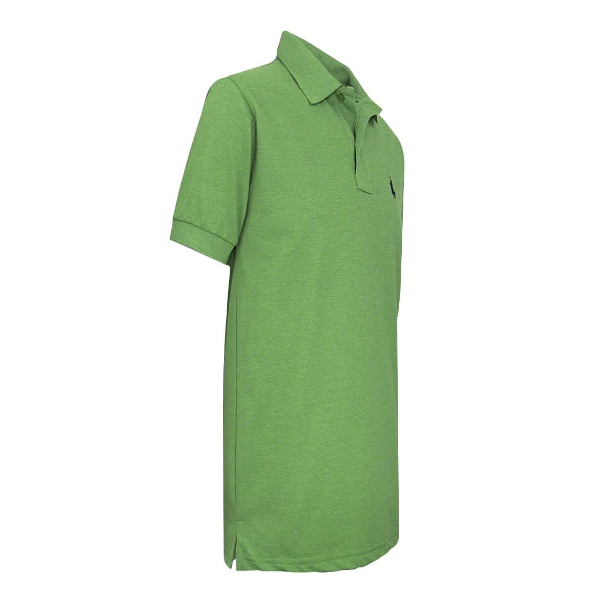 Playera Manga Corta Jaspe Verde Obscuro Polo Club para Caballero