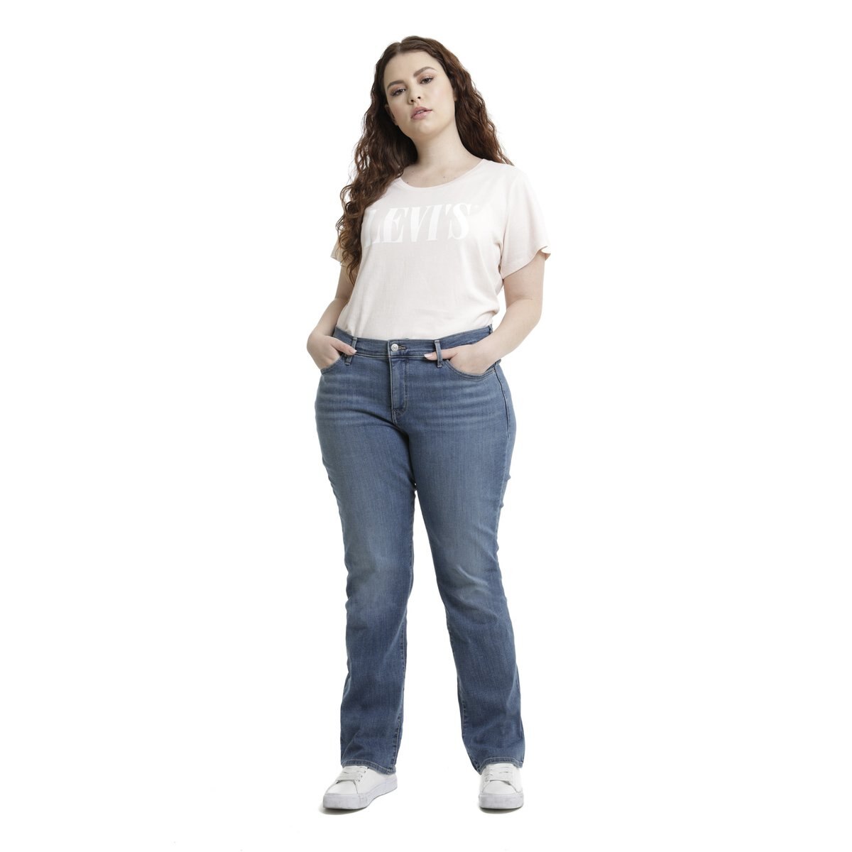 Jeans Plus 314 Shaping Straight Levi's para Dama