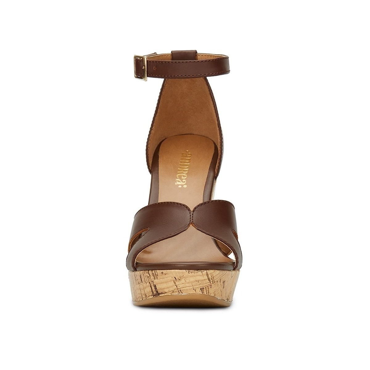 Sandalia Café Ankle Strap Suela de Corcho Andrea