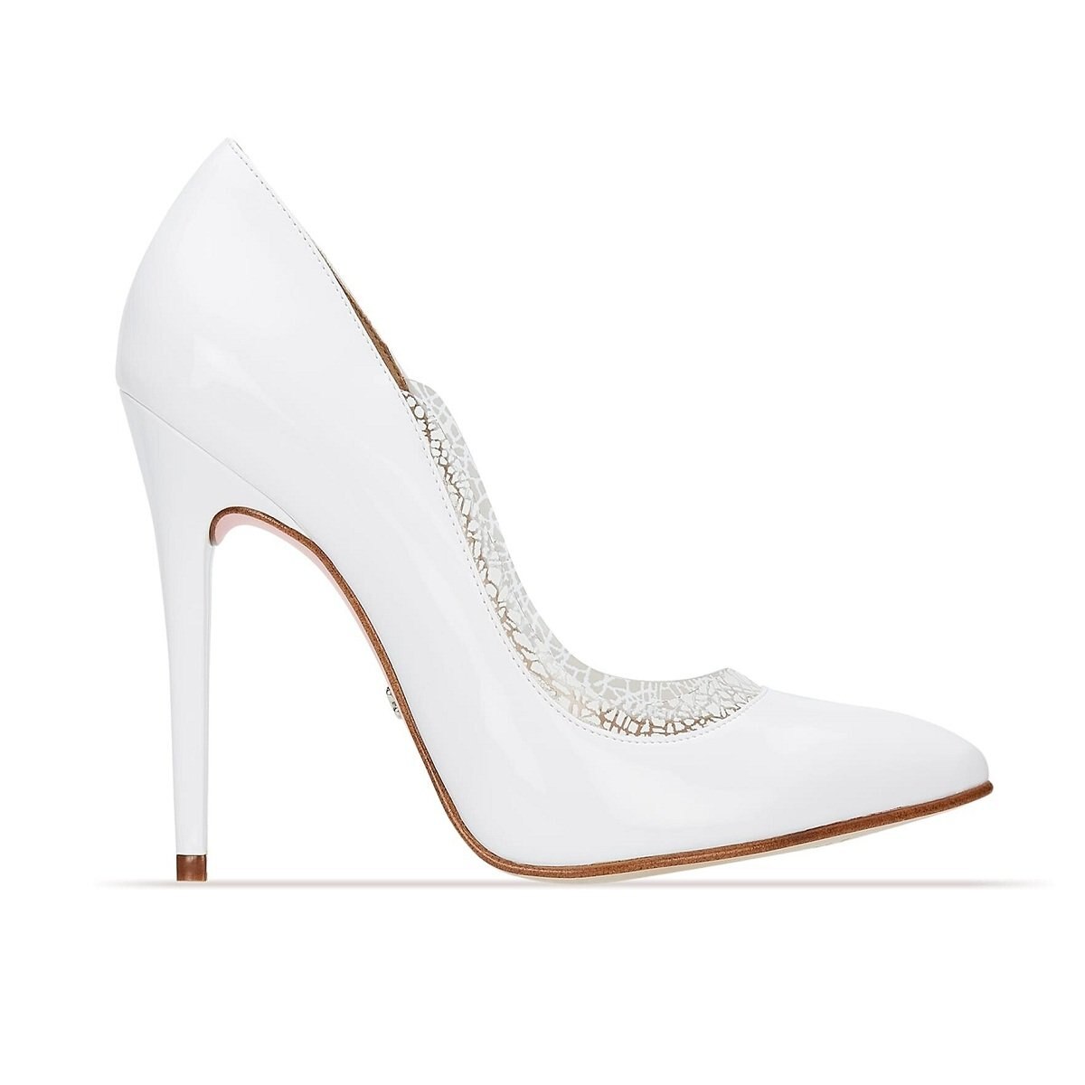 Zapatilla Blanca con Transparencia Andrea