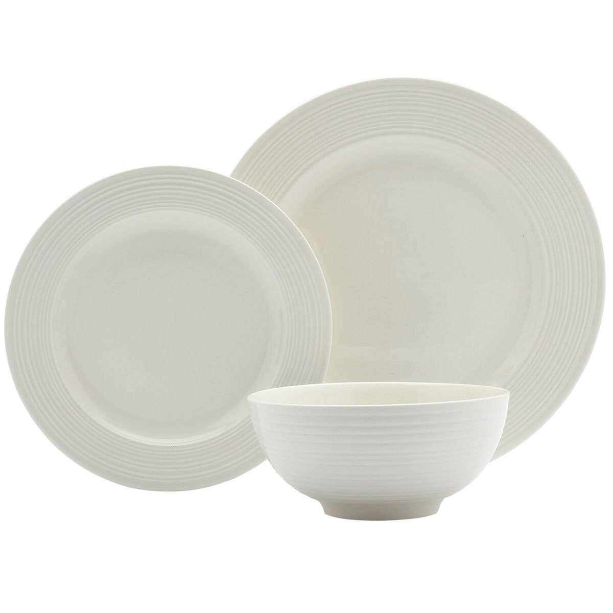 Vajilla de Porcelana de 12 Piezas Metro Home