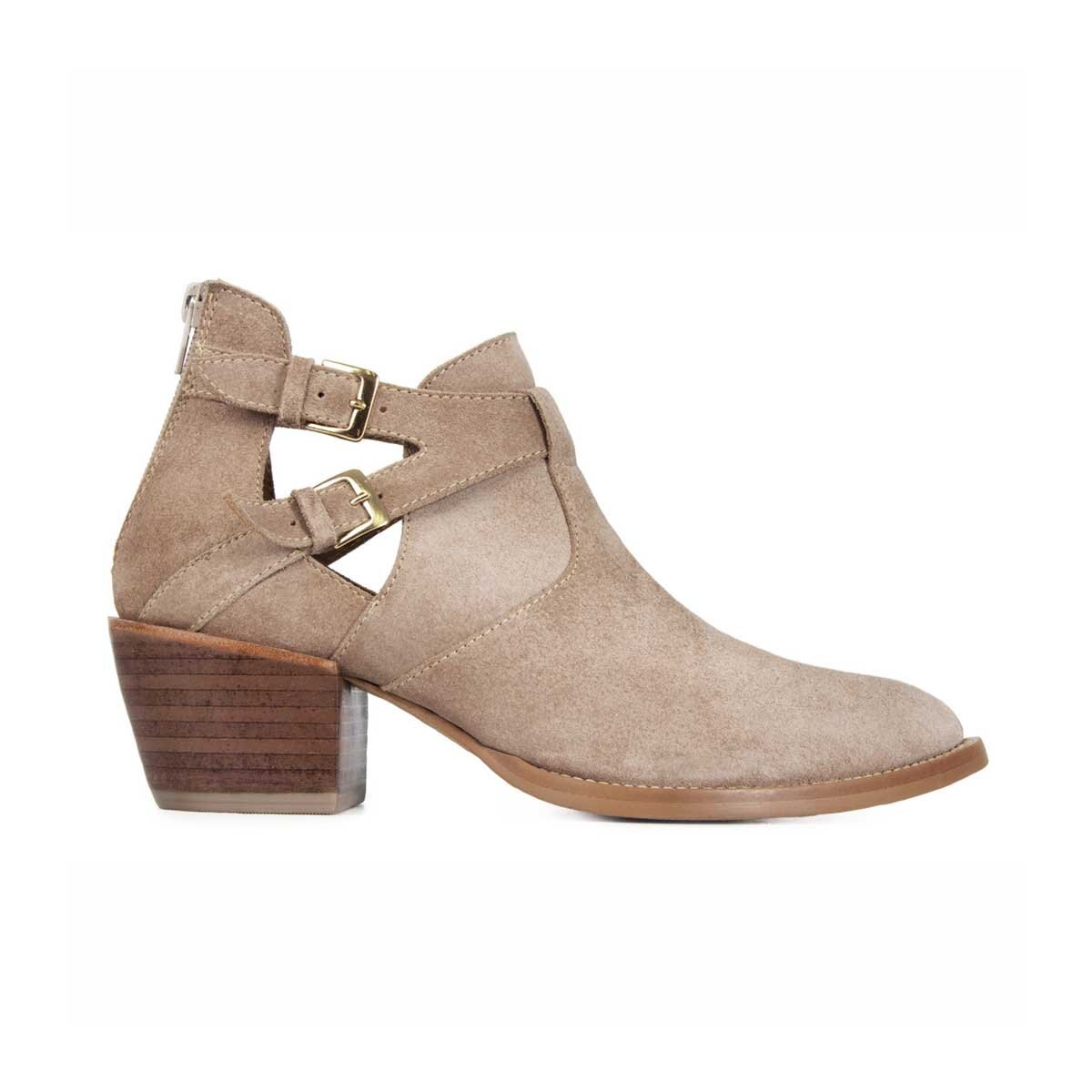 Bootie en Piel Estilo Brantano para Dama