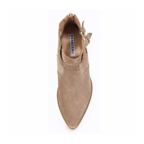 Bootie en Piel Estilo Brantano para Dama