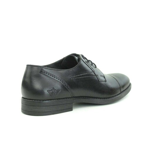 Choclo de Piel Negro Dockers para Hombre