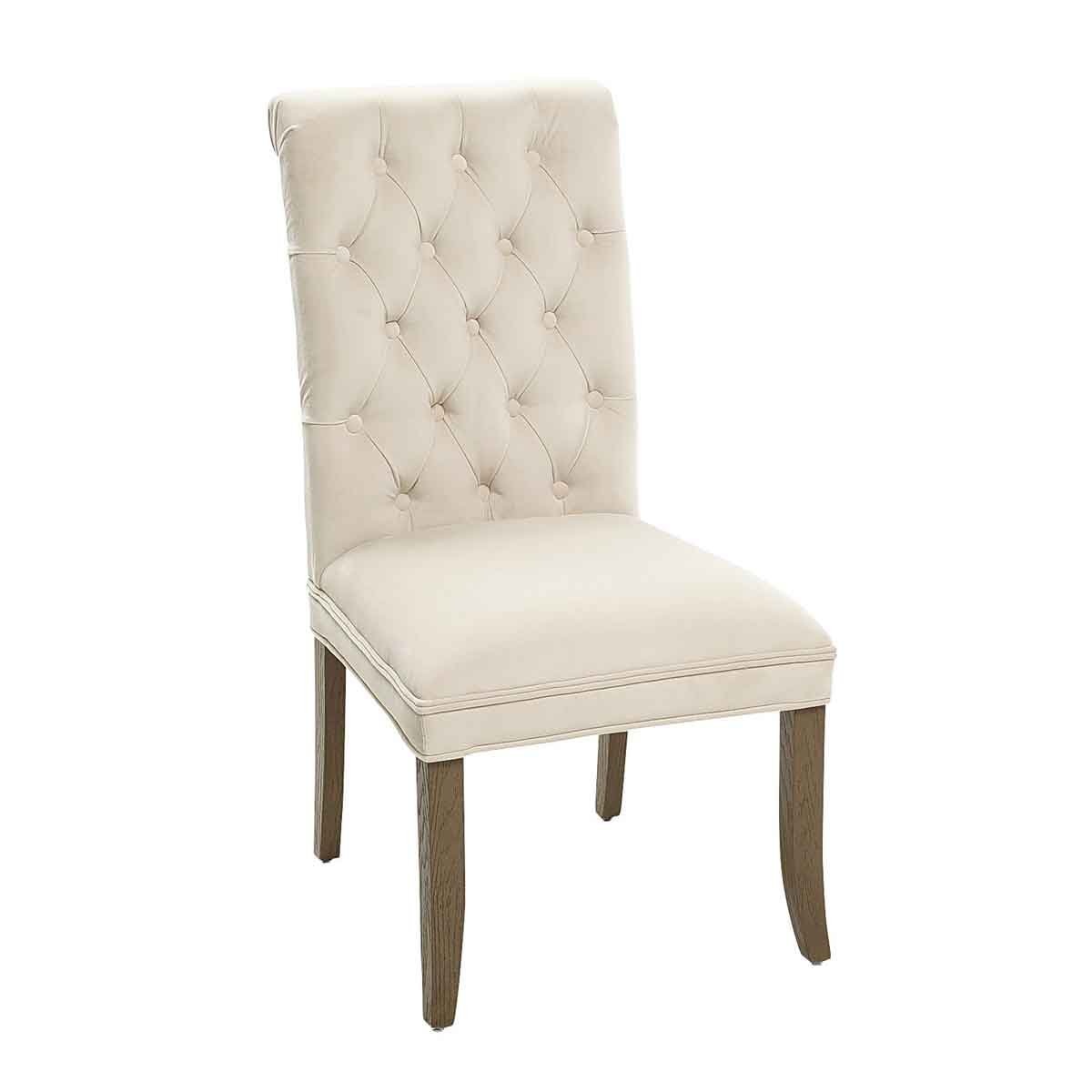 Silla Audrey Velvet Ivory Pier 1 Imports