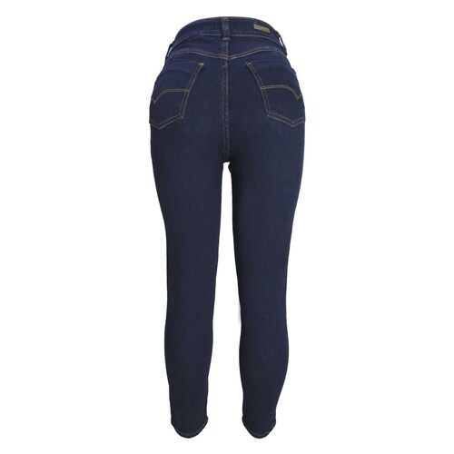 Jeans Skinny Pomp Up Bordado Berona para Dama