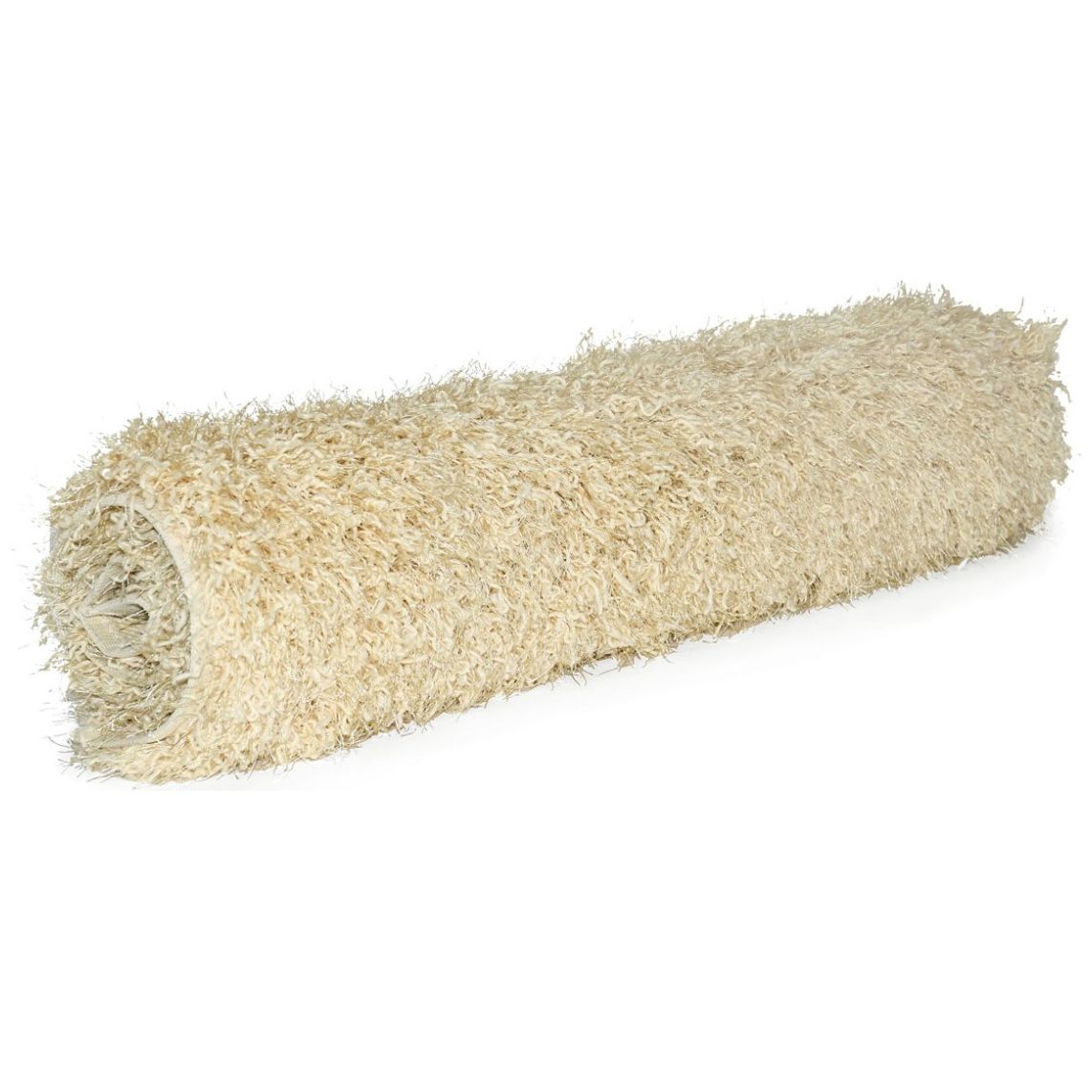 Home Nature Tapete de Area Shag Ivory Antiderrapente 60X90 Cm