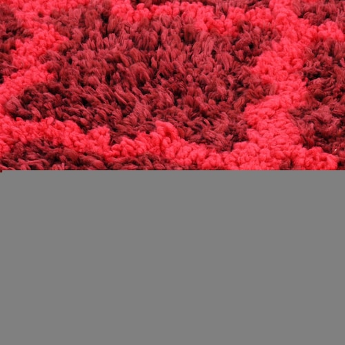 Home Nature Tapete Rombos Cereza 100% Microfibra 45X70 Cm